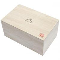 カガミクリスタル ワイングラス 黄 江戸切子 K3602-2835-CUM 木箱入り